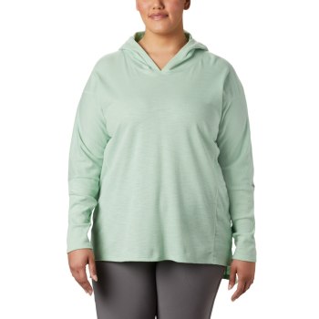 Dámské Mikiny Columbia Longer Days Plus Size Mátově Zelená OZGWXA324